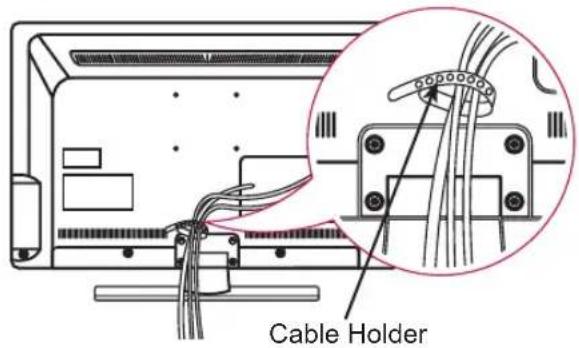LG 47LT380H - Tidying cables - 3
