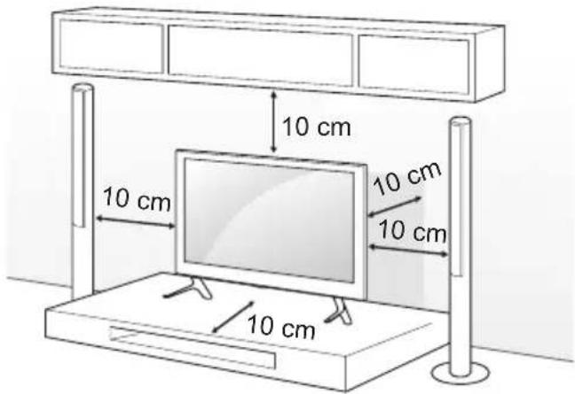 LG 39LW750H - Mounting on a table - 1