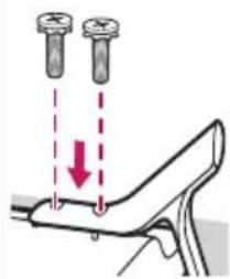 LG 39LW750H - Attaching the Stand - 5