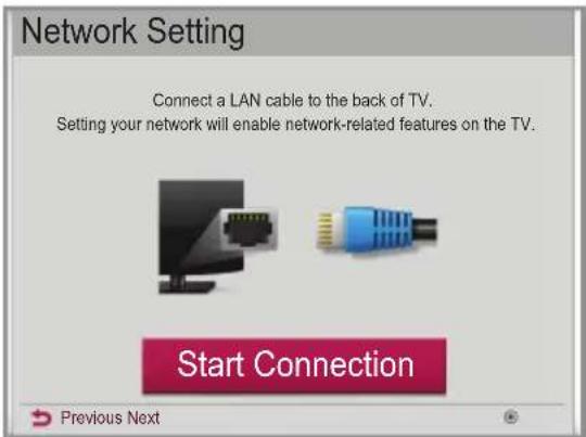 LG 28LY540H - Select the Start Connection. - 1