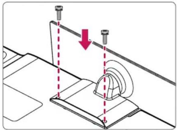 LG 28LY540H - Attaching the stand - 10