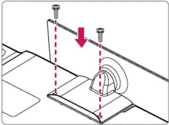 LG 22LY540H - Attaching the stand - 10