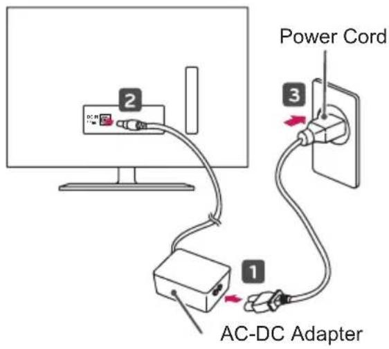 LG 22LY540H - Adapter Connection - 1