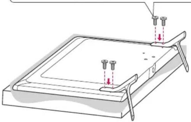 LG 22LY540H - Attaching the stand - 3