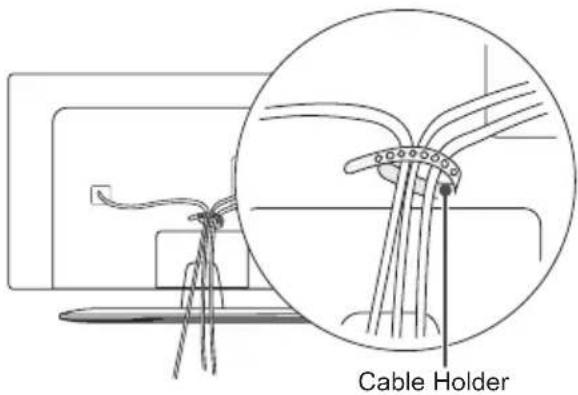 LG 22LX752V - Tidying cables - 4