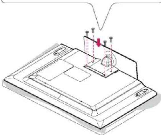 LG 22LX752V - Attaching the Stand - 18