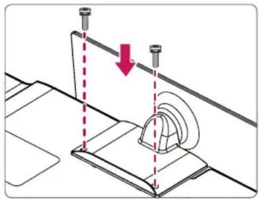 LG 22LX752V - Attaching the Stand - 10
