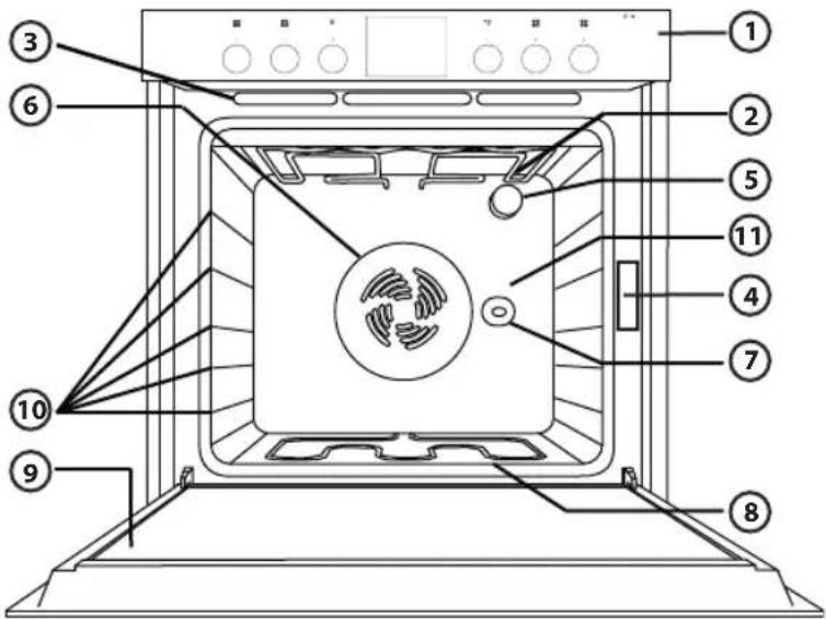 WHIRLPOOL AKP 733 IX - BEDIENUNGSANLEITUNG FÜR DEN OFEN - 1