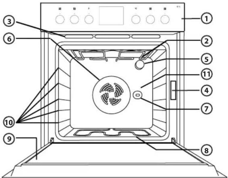 WHIRLPOOL AKP 732 IX - BEDIENUNGSANLEITUNG FÜR DEN OFEN - 1