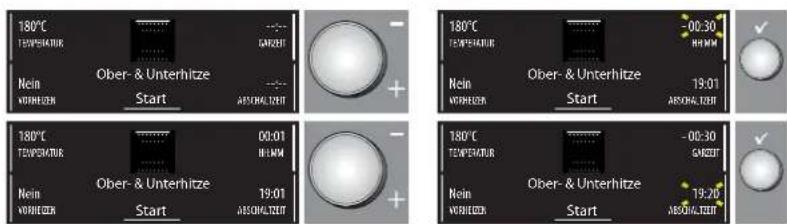 WHIRLPOOL AKZM 7540/IX - EINSTELLEN DER GARZEIT - 1