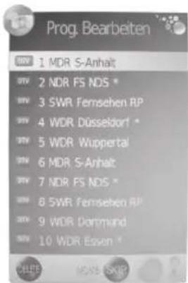 Prog. Bearbeiten 1 MDR S-Anhalt 2 NDR FS NDS * 3 SWR Fernsehen RP 4 WDR Düsseldorf * 5 WDR Wuppertal 6 MDR S-Anhalt 7 NDR FS NDS * 8 SWR Fernsehen RP 9 WDR Darmund 10 WDR Essen *