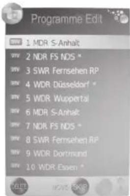 Programme Edit 1 MDR S-Anhalt 2 NDR FS NDS * 3 SWR Ferrsehen RP 4 WDR Düsseldorf * 5 WDR Wuppertal 6 MDR S-Anhalt 7 NDR FS NDS * 8 SWR Ferrsehen RP 9 WDR Dortmund 10 WDR Esven * ELET NOVO SPAP