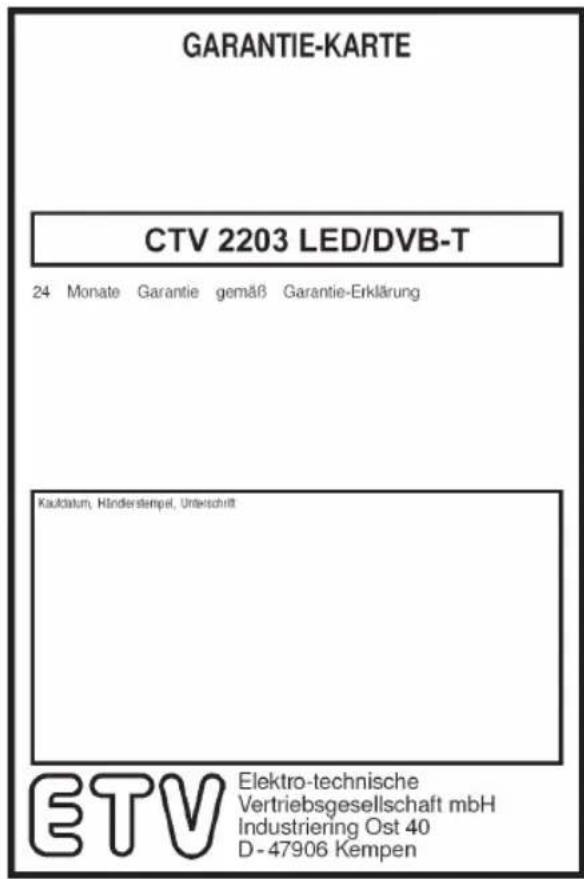 AEG CTV 2203 - Meaning of the "Wheelie Bin" Symbol - 2