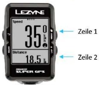 Lezyne Mini - Seite einrichten - 4