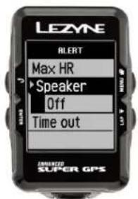 Lezyne Mini - Lautsprecher einrichten \*(nur Super GPS) - 1
