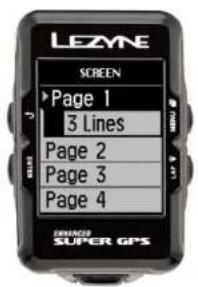 Lezyne Mini - Seite einrichten - 1