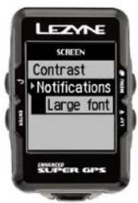 Lezyne Mini - Anzeige Benachrichtigung - 1