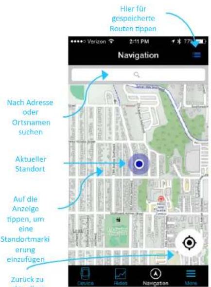 Lezyne Mini - Navigation einrichten - 1