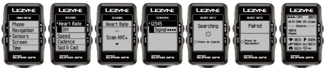 Lezyne Mini - Sensor einrichten - 7