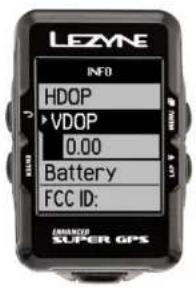 Lezyne Mini - HDOP, VDOP - 2