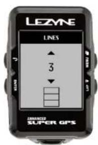 Lezyne Micro - Seite einrichten - 3