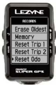 Lezyne Micro - Km-Zähler zurücksetzen - 1