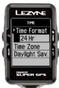Lezyne Micro - Zeitformat - 1