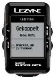 Lezyne Micro C - Leistungsüberwachung einrichten - 5