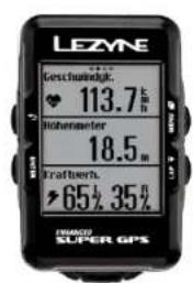Lezyne Micro C - Seite einrichten - 5