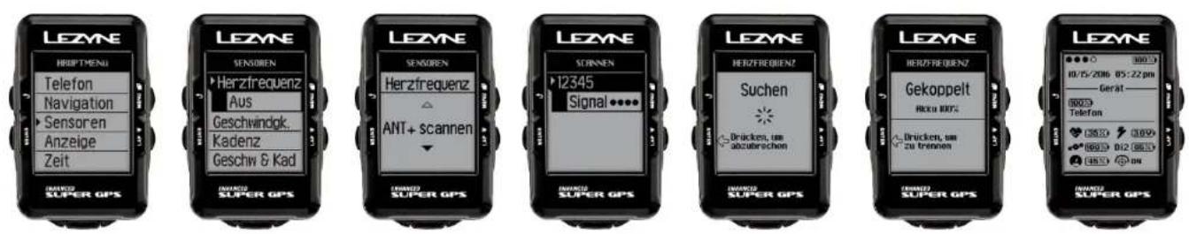 Lezyne Micro C - Sensor einrichten - 2