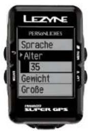 Lezyne Micro C - Alter einstellen - 1