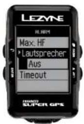 Lezyne Micro C - Lautsprecher einrichten \*(nur Super GPS) - 1