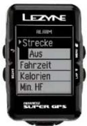 Lezyne Micro C - Benachrichgung Strecke einrichten - 1