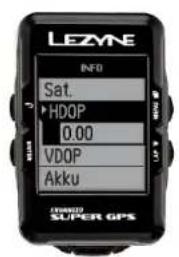 Lezyne Micro C - HDOP, VDOP - 1