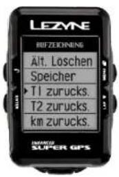 Lezyne Micro C - Tour 1 zurücksetzen - 1