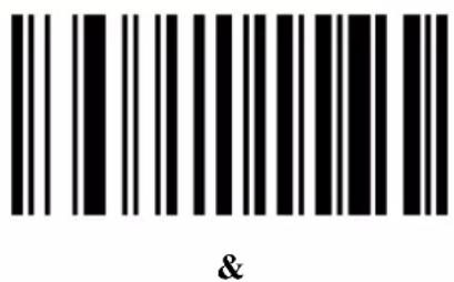Posiflex HS-3512W - Alphanumeric Barcodes - 11