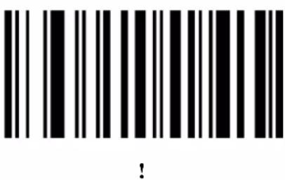 Posiflex HS-3512W - Alphanumeric Barcodes - 8