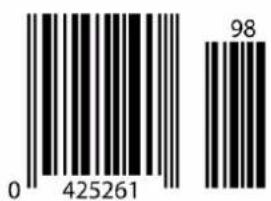 Posiflex HS-3512W - UPC-E with 2-digit Add-on - 1