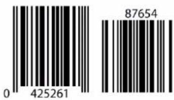 Posiflex HS-3512W - UPC-E with 5-digit Add-on - 1