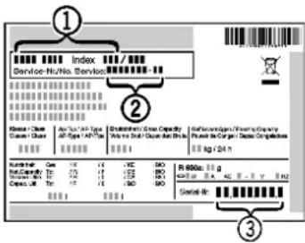 LIEBHERR KBef 4310 - Alternativ können die Geräteinformationen über das Typenschild abgelesen werden: - 1