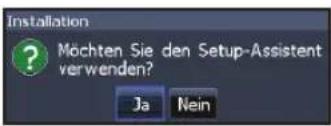 LOWRANCE Elite 4 DSI - Setup-Assistent - 1