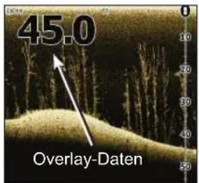 LOWRANCE Elite 4 DSI - Overlay-Daten - 1