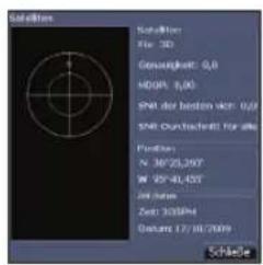 LOWRANCE Elite 4 DSI - GPS-Status - 1