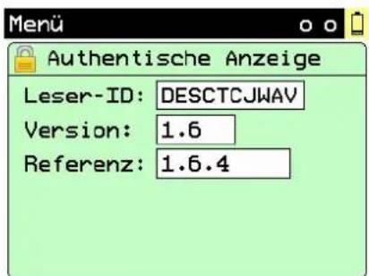 Reiner SCT CyberJack Wave - Anzeige von Typ und Version im Display des Chipkartenlesers - 1