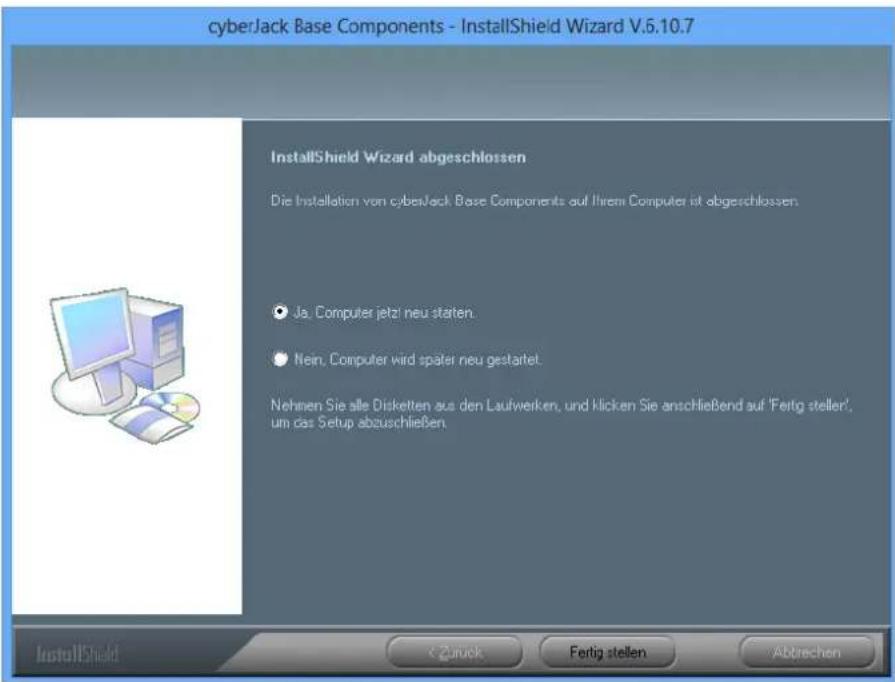 Reiner SCT CyberJack Wave - Installation der Softwarekomponente - 11