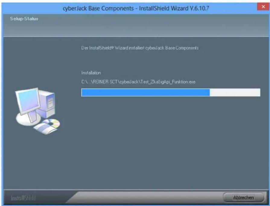 Reiner SCT CyberJack Wave - Installation der Softwarekomponente - 10