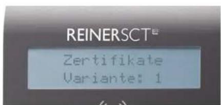 Reiner SCT CyberJack RFID Comfort - Reihenfolge der Displayanzeigen ohne geladener Applikation - 9