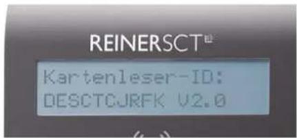 Reiner SCT CyberJack RFID Comfort - Reihenfolge der Displayanzeigen ohne geladener Applikation - 2