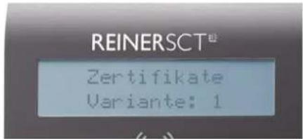 Reiner SCT CyberJack RFID Comfort - Reihenfolge der Displayanzeigen ohne geladener Applikation - 10
