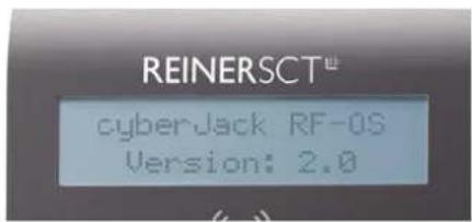 Reiner SCT CyberJack RFID Comfort - Reihenfolge der Displayanzeigen ohne geladener Applikation - 5